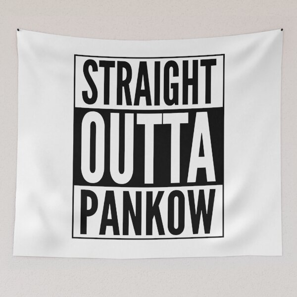 Item preview, Straight Outta Pankow Berlin Germany Neighborhood Black Design designed and sold by ramiro.