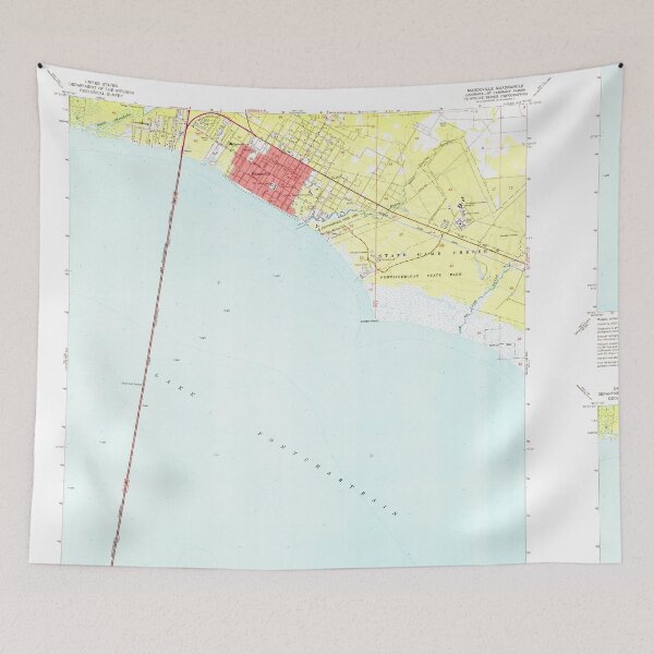 Item preview, USGS TOPO Map Louisiana LA Mandeville 332690 1968 24000 designed and sold by WetdryvacRB01.