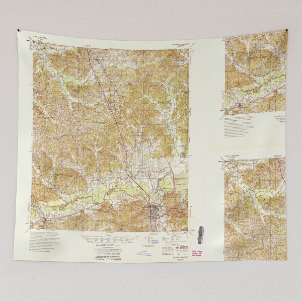 Item preview, USGS TOPO Map Mississippi MS Grenada 336921 1954 62500 designed and sold by WetdryvacRBO2.