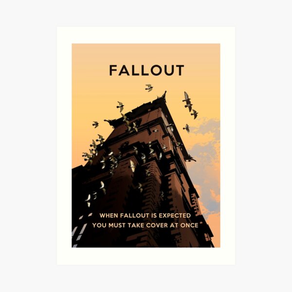 Falling fluff Art Print