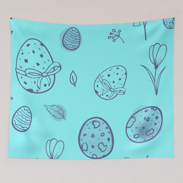Item preview, Easter Bunny Rabbit Pattern designed and sold by artworkbyrihen.