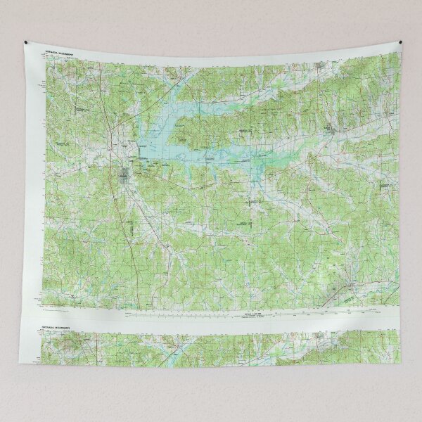 Item preview, USGS TOPO Map Mississippi MS Grenada 337211 1984 100000 designed and sold by WetdryvacRBO2.