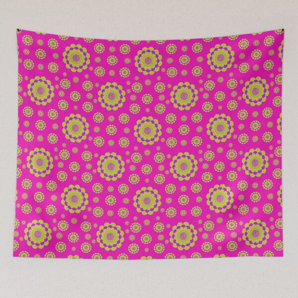 Item preview, In the Pink with Purple and Lime. A cute retro design in bright, fun colors.  designed and sold by innerspectrum.