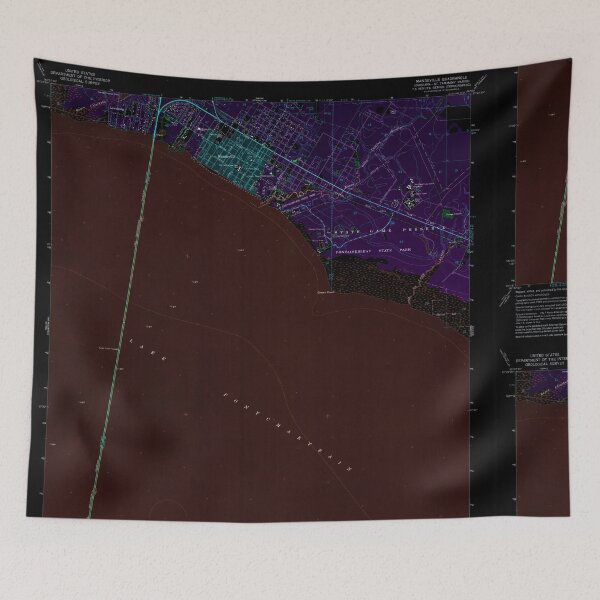 Item preview, USGS TOPO Map Louisiana LA Mandeville 332692 1968 24000 Inverted designed and sold by WetdryvacRB01.