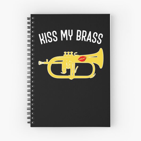 Item preview, Funny flugelhorn gift, Marching Band, Concert Band - Kiss my brass designed and sold by HEJAshirts.