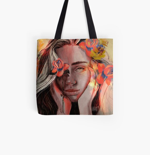 ROSE All Over Print Tote Bag