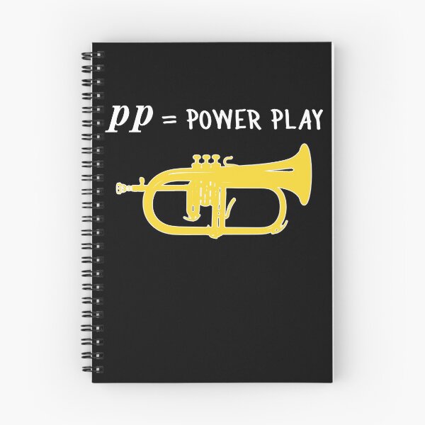 Item preview, Funny flugelhorn gift, Marching Band, Concert Band - pp - pianissimo = power play designed and sold by HEJAshirts.