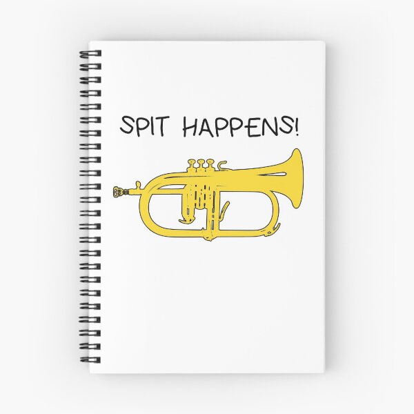 Item preview, Funny flugelhorn gift, Marching Band, Concert Band - Spit happens designed and sold by HEJAshirts.