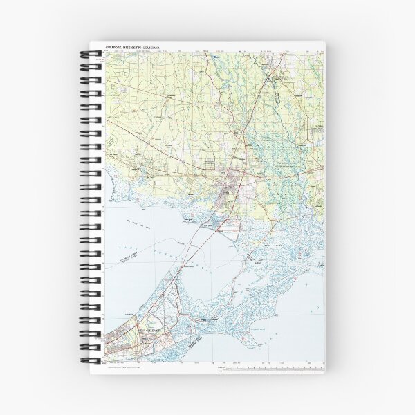 Item preview, USGS TOPO Map Mississippi MS Gulfport 337214 1982 100000 designed and sold by WetdryvacRBO2.