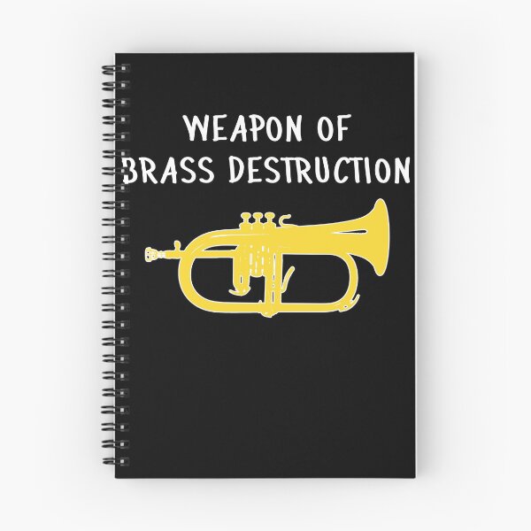Item preview, Funny flugelhorn gift, Marching Band, Concert Band - Weapon of brass destruction designed and sold by HEJAshirts.