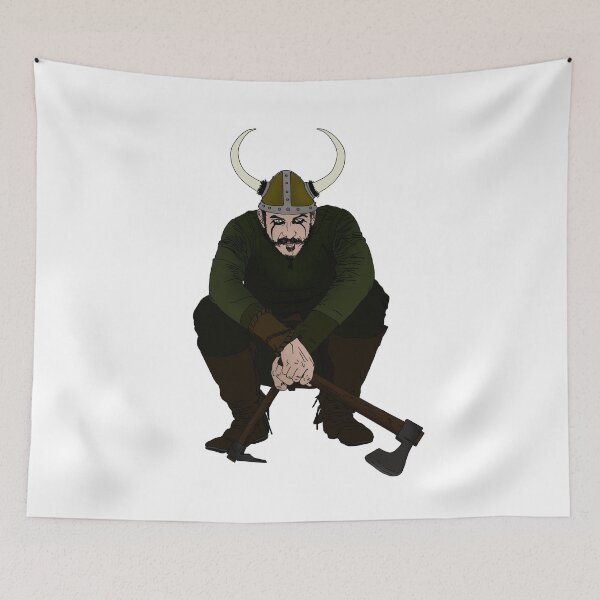 Item preview, Cool Vikings on the hunt with its axes and its equipment gift designed and sold by elnino8.