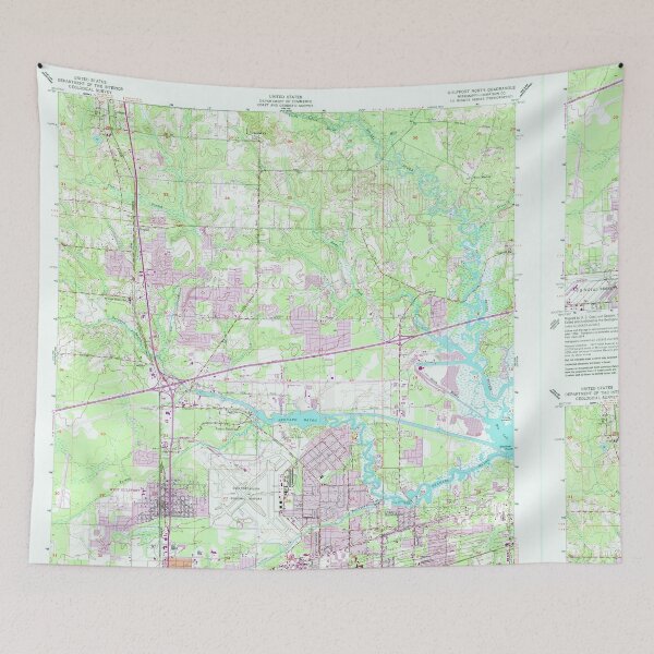 Item preview, USGS TOPO Map Mississippi MS Gulfport North 335739 1954 24000 designed and sold by WetdryvacRBO2.
