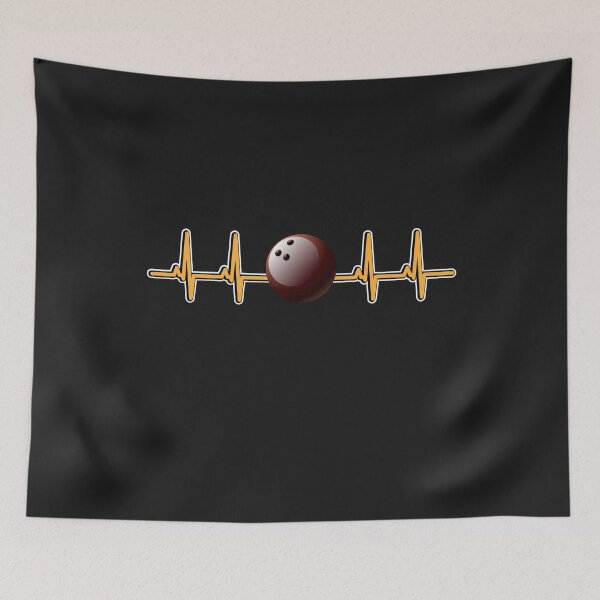 Item preview, Bowling Ball Heartbeat Bowling Ball ECG Curve designed and sold by dm4design.