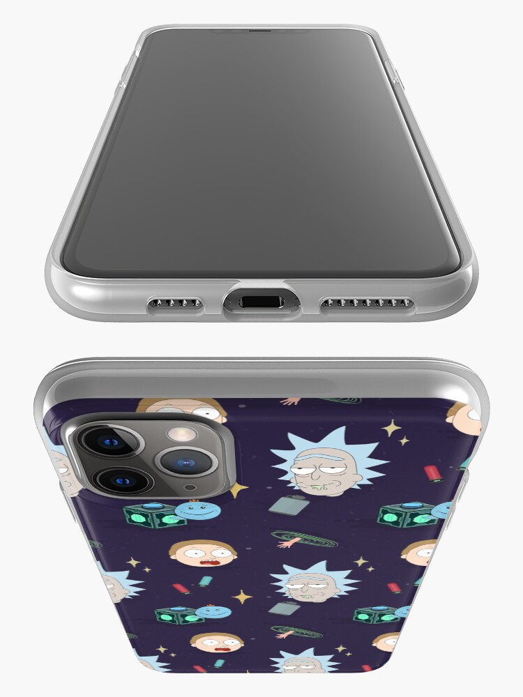 Alternate view of Rick and Morty's Adventure in Space (Patterns Please) iPhone Case & Cover