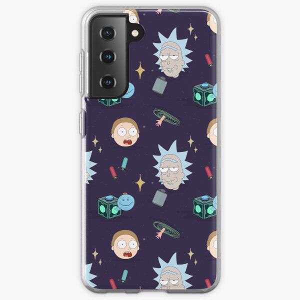 Rick and Morty's Adventure in Space (Patterns Please) Samsung Galaxy Soft Case