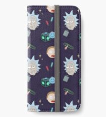 Vinilo o funda para iPhone Patrón de Rick y Morty