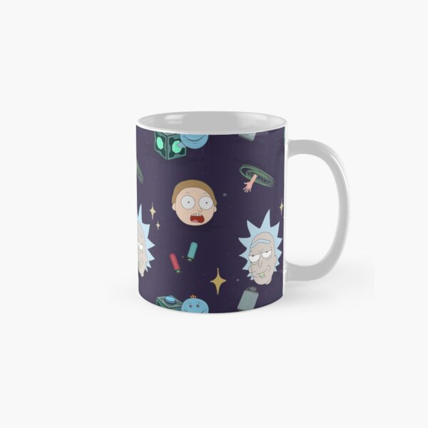 Rick and Morty's Adventure in Space (Patterns Please) Classic Mug