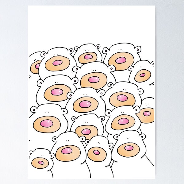 Item preview, Gang of Polar bears  designed and sold by JasonTrivettart.