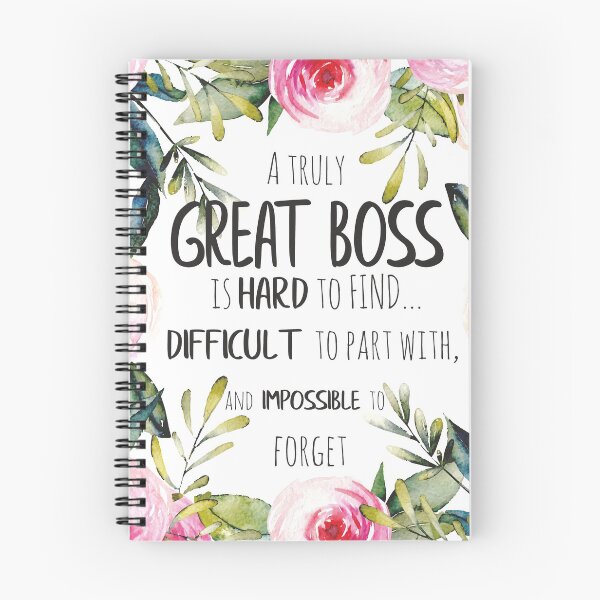 Item preview, A truly great boss is hard to find - Boss thank you quote Farewell gift Leaving Gift Idea appreciation gift designed and sold by tanabe.