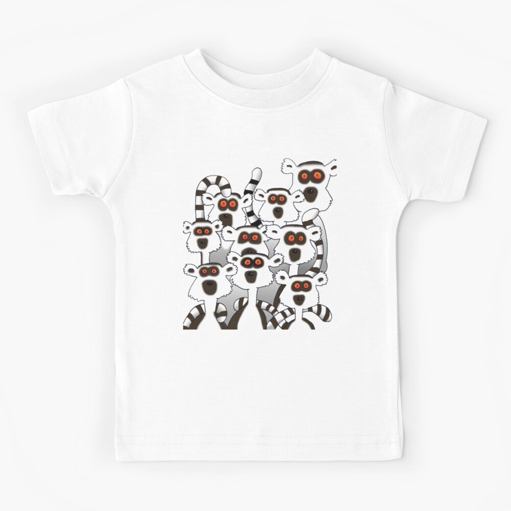 "Lemurs" Kids T-Shirt for Sale by JasonTrivettart | Redbubble
