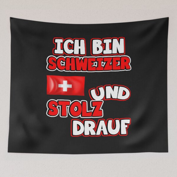 Item preview, Switzerland flag. I am Swiss and proud of it. designed and sold by dm4design.