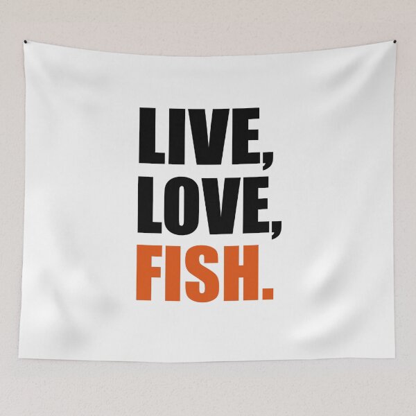 Item preview, live, love, fish designed and sold by Vectorqueen.