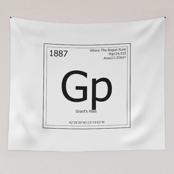 Item preview, Grants Pass Oregon Periodic Table Sign designed and sold by afmo13.