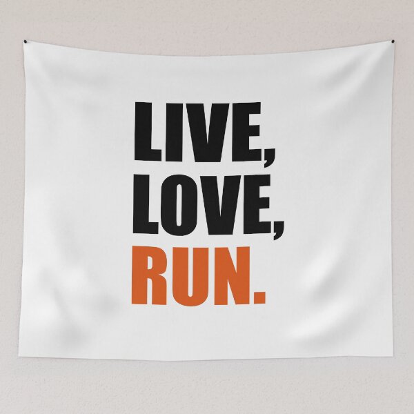 Item preview, live, love, run designed and sold by Vectorqueen.