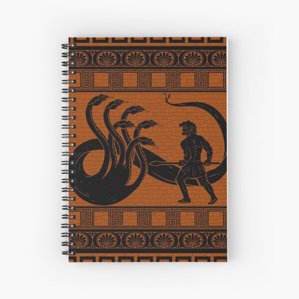 Hercules vs Hydra Spiral Notebook