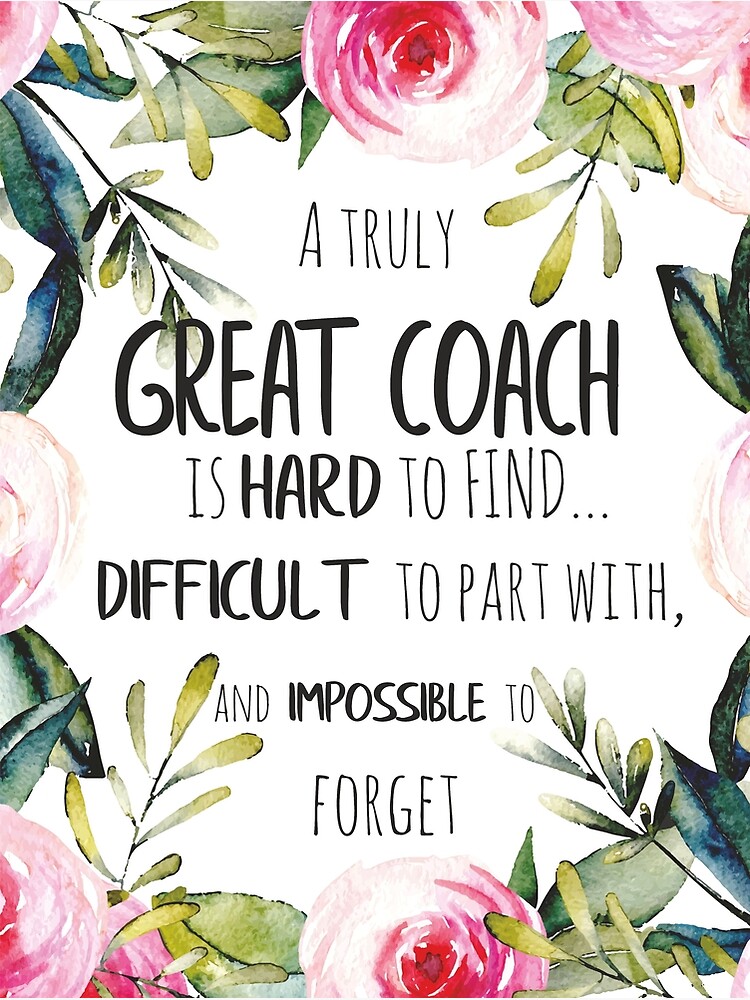 Quotes for Coaches: A Heartfelt Thank You