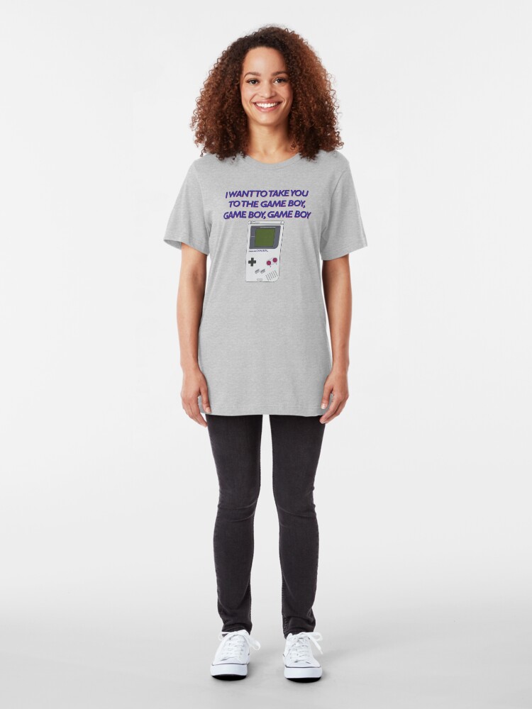 Alternate view of Take me to the Game Boy Slim Fit T-Shirt