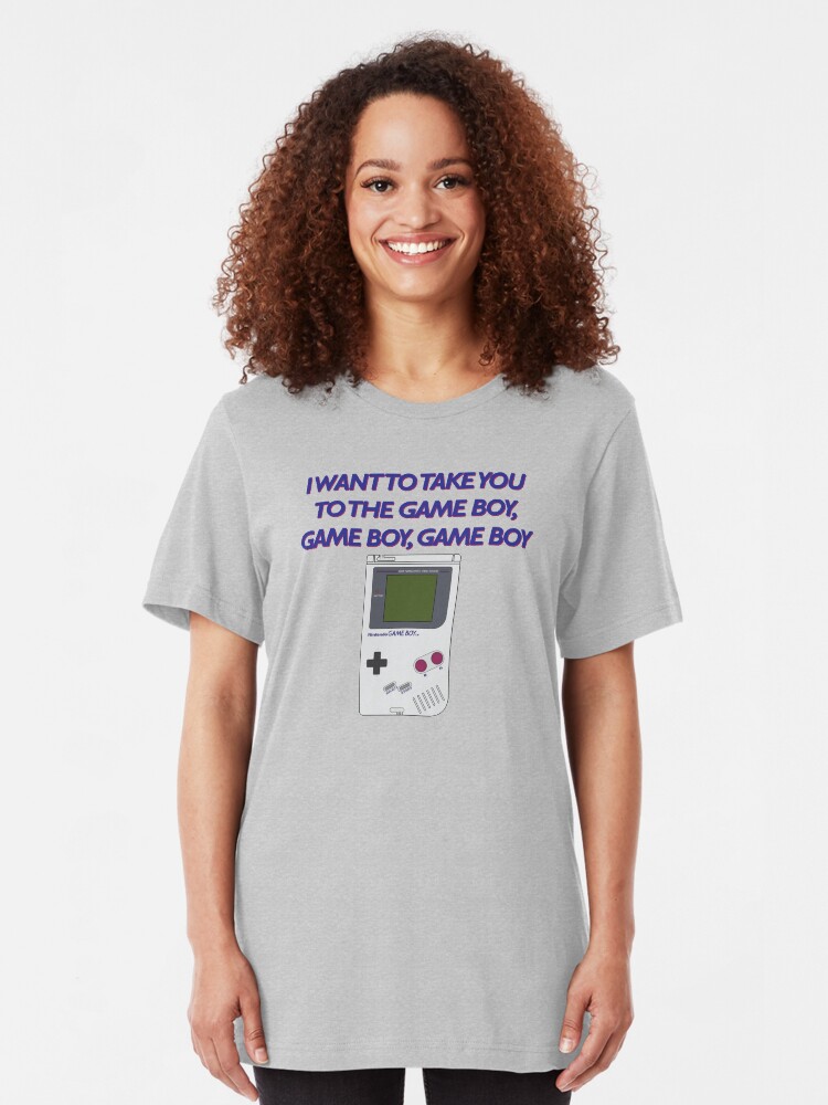 Alternate view of Take me to the Game Boy Slim Fit T-Shirt