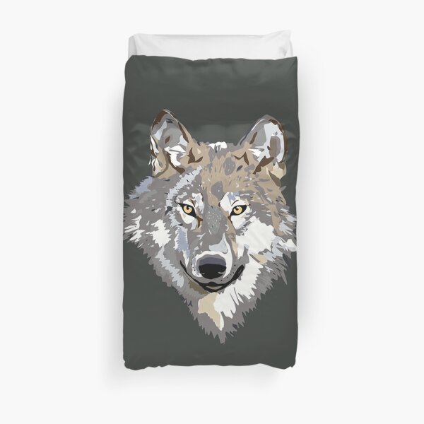 wolf's head Duvet Cover