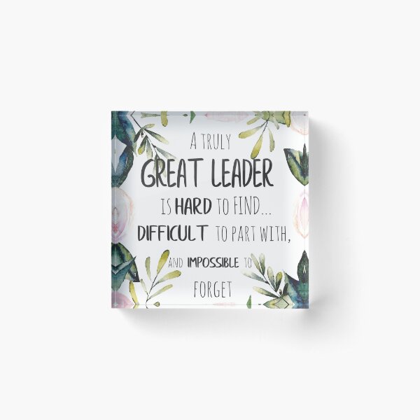 Item preview, Leader Farewell gift Leaving Gift Idea / Leader thank you quote / Appreciation gift / Inspirational designed and sold by tanabe.