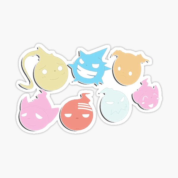 soul eater all characters Sticker for Sale by onlydrawning