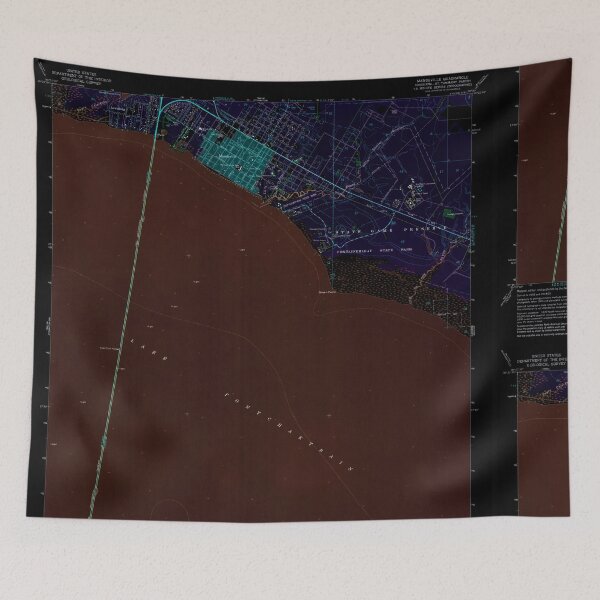 Item preview, USGS TOPO Map Louisiana LA Mandeville 332693 1968 24000 Inverted designed and sold by WetdryvacRB01.
