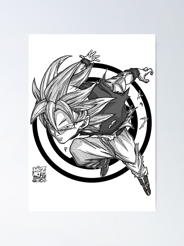 Goku MUI original drawing | LHT Artwork