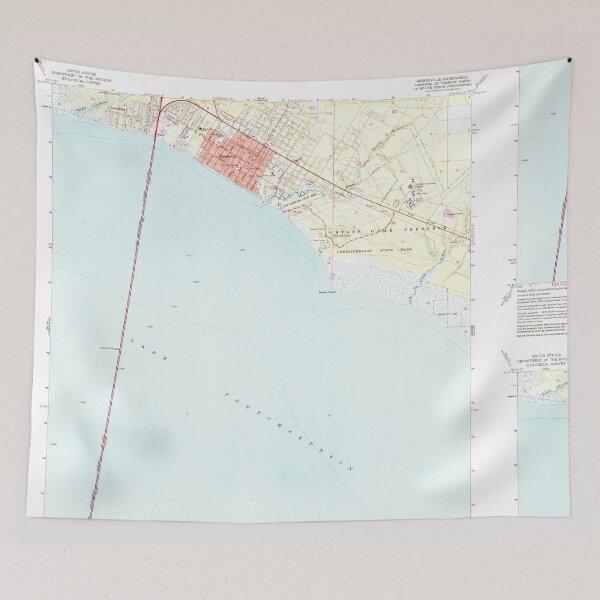 Item preview, USGS TOPO Map Louisiana LA Mandeville 332693 1968 24000 designed and sold by WetdryvacRB01.