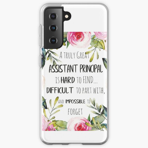 Assistant Principal Farewell Gift Leaving Gift Idea Assistant Principal Thank You Quote Appreciation Gift Assistant Motivation Case Skin For Samsung Galaxy By Tanabe Redbubble