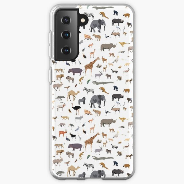 African animal pattern Samsung Galaxy Soft Case