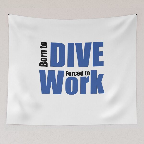Item preview, born to dive designed and sold by Vectorqueen.