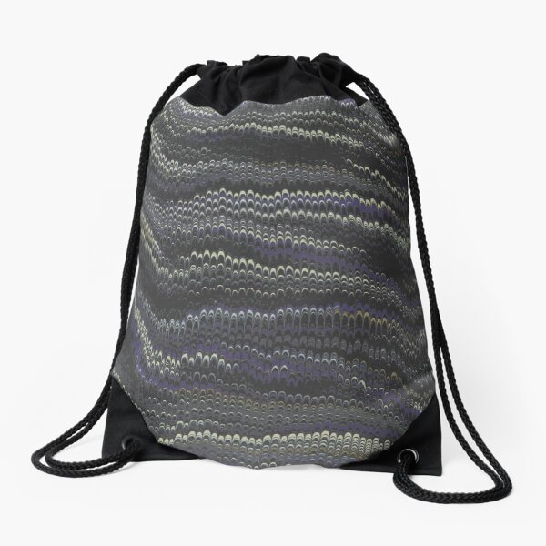 Fluid Art Drawstring Bag