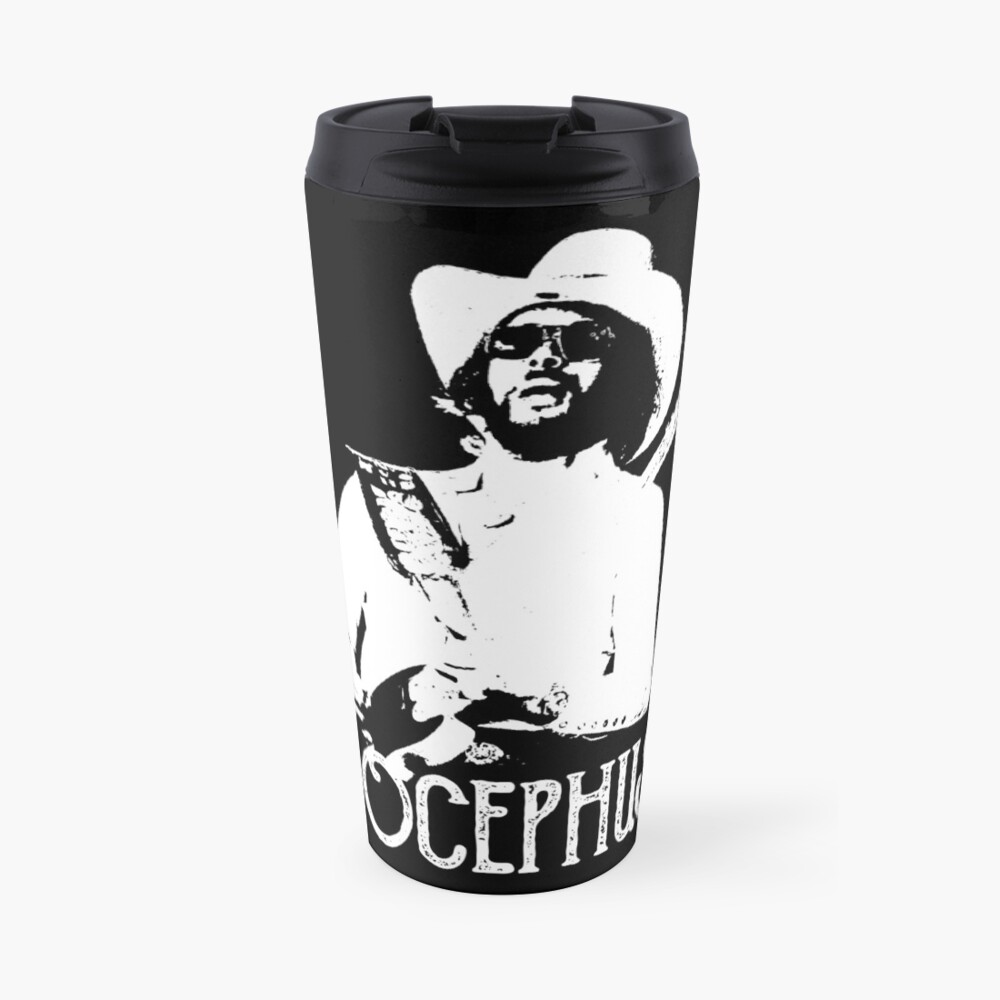 Bocephus - Hank Williams Jr - White Stencil Travel Mug