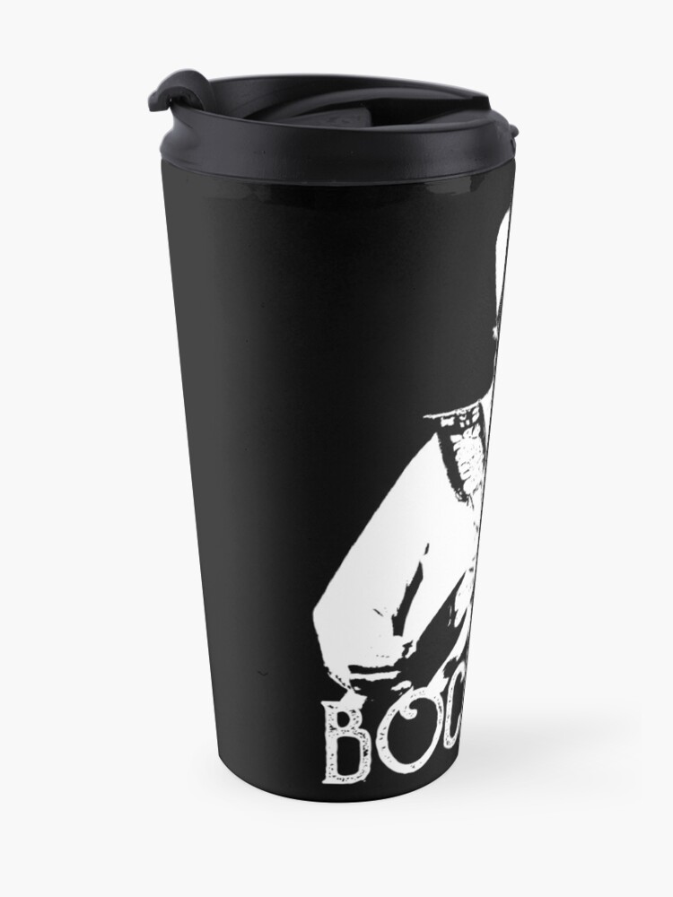 Alternate view of Bocephus - Hank Williams Jr - White Stencil Travel Mug