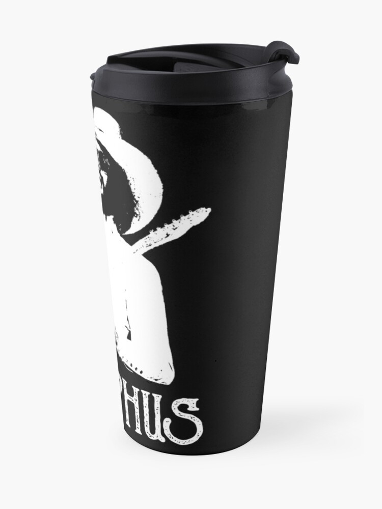 Alternate view of Bocephus - Hank Williams Jr - White Stencil Travel Mug