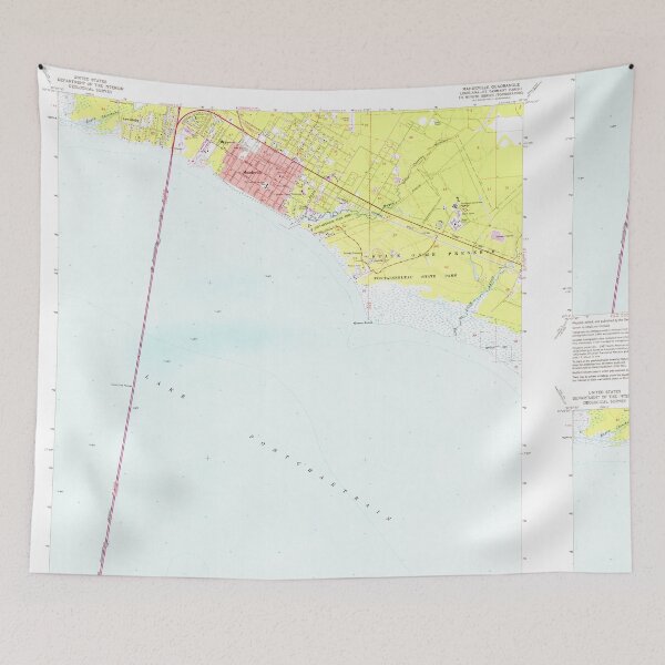 Item preview, USGS TOPO Map Louisiana LA Mandeville 332694 1968 24000 designed and sold by WetdryvacRB01.