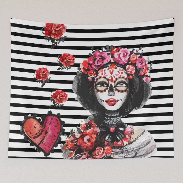 Item preview, Watercolor Catrina designed and sold by mimiandema.
