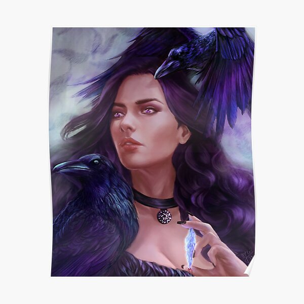 Yennefer - un éclat de glace Poster