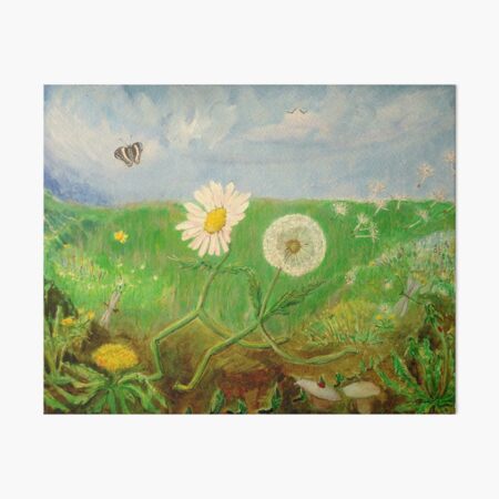 Dandy Lyon and Miss Daisy Art Board Print
