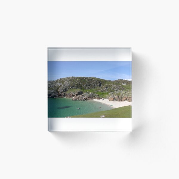 Glorious Achmelvich, Assynt Acrylic Block